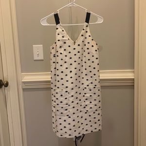 Ann Taylor loft polkadotted shift dress